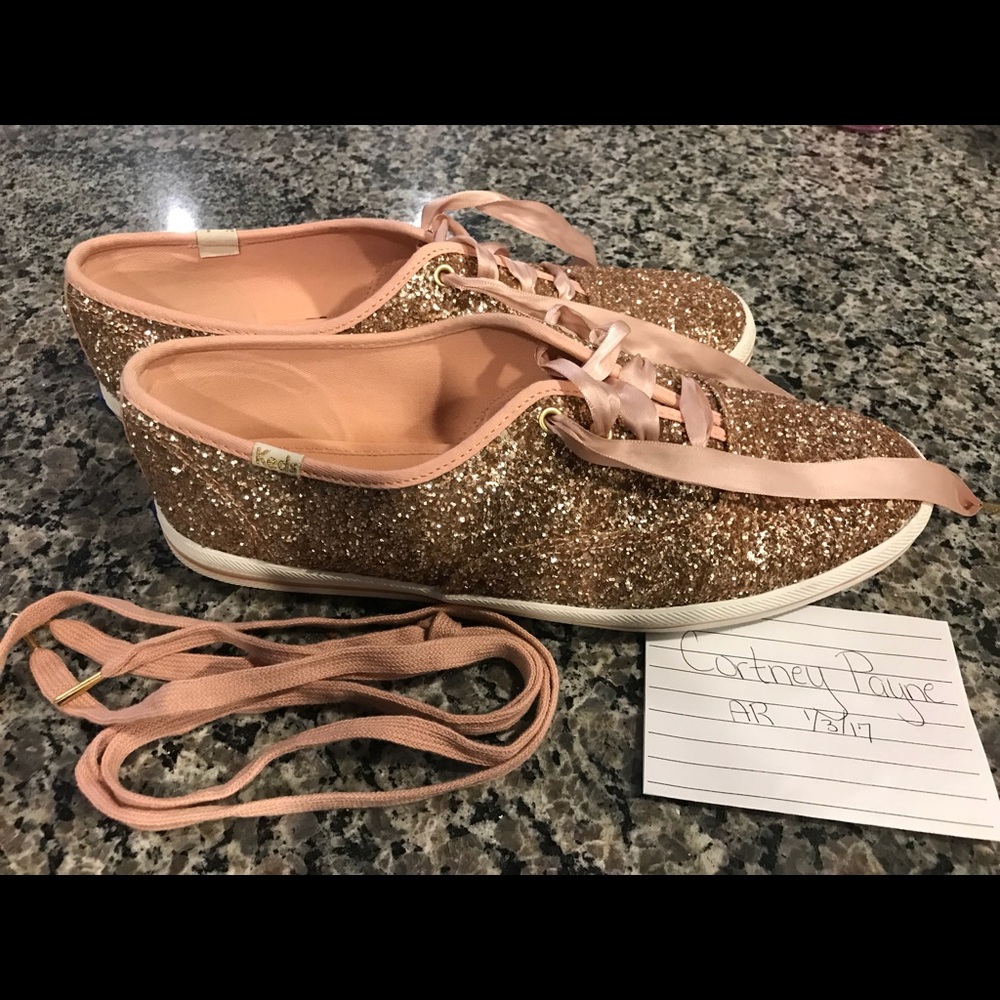 Kate Spade Rose Gold Keds